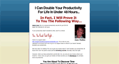 Desktop Screenshot of doubleyourproductivityforlife.com